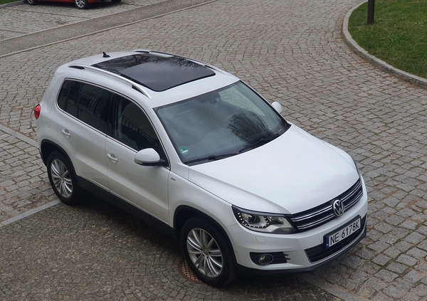 Volkswagen Tiguan cena 59999 przebieg: 173000, rok produkcji 2014 z Elbląg małe 704